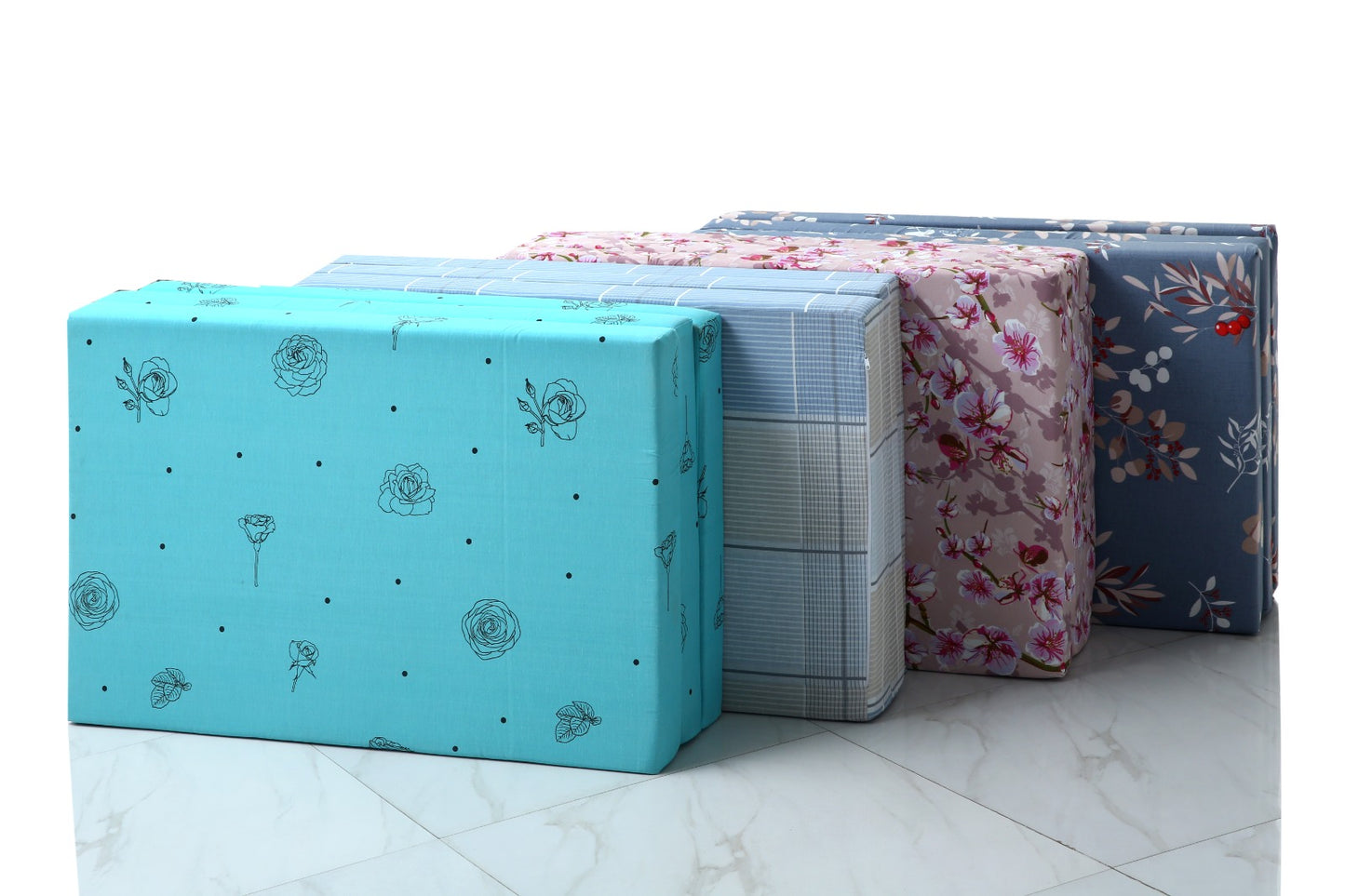 Foldable Mattress-Assorted(C) Protectors Apricot