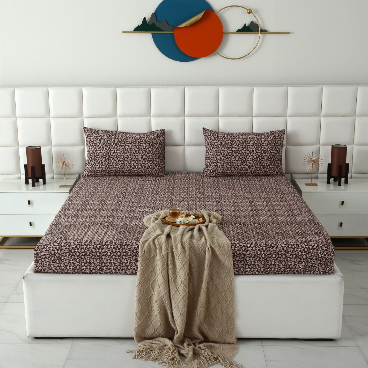 Fitted Bed Sheet- PFT0282