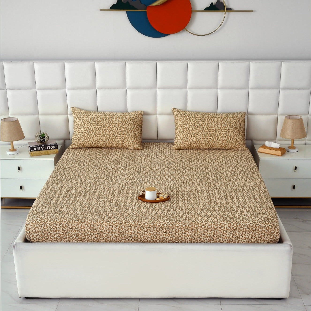 Fitted Bed Sheet- PFT0283