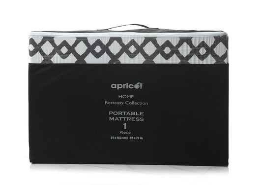 Foldable Mattress- Grey Diamond Protectors Apricot
