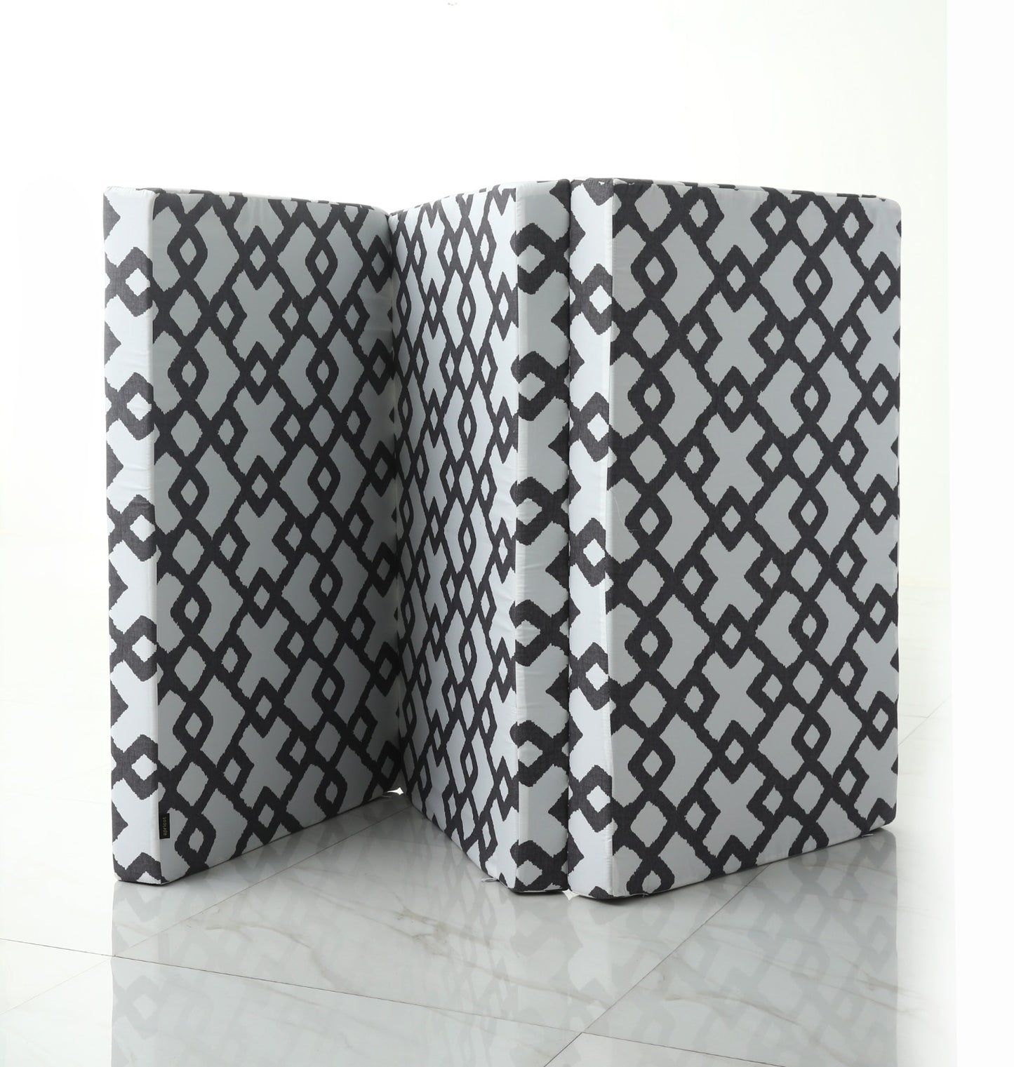 Foldable Mattress- Grey Diamond