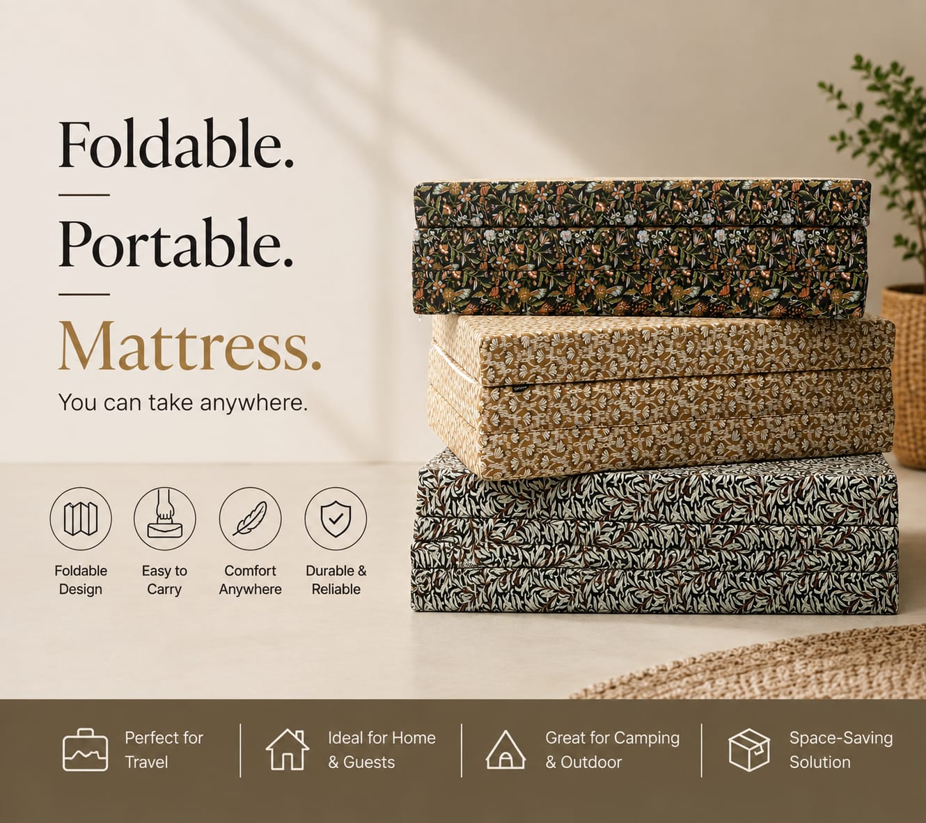 Foldable Mattress-Assorted(E)