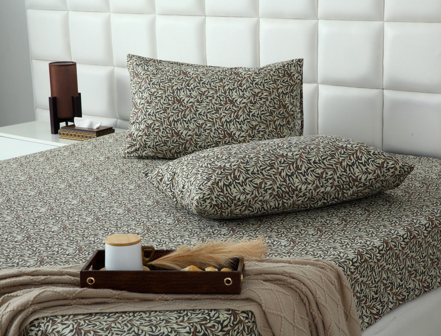 Fitted Bed Sheet- Brown Jewel Fitted Sheets Apricot