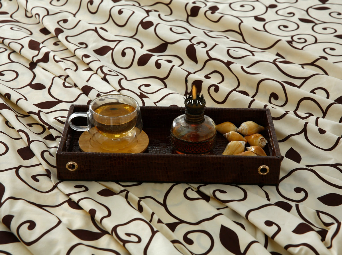 Fitted Bed Sheet- FTM003 Fitted Sheets Apricot