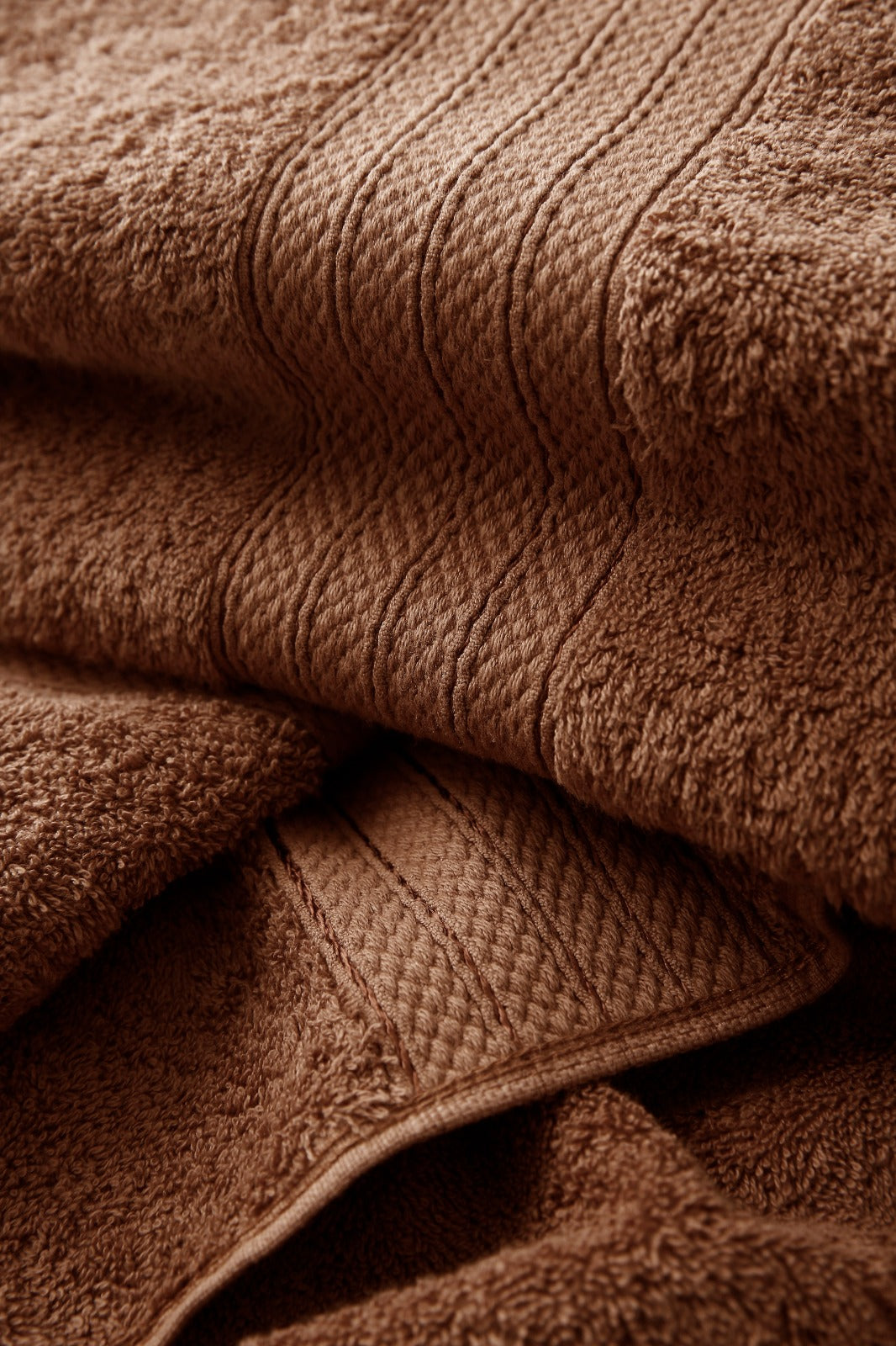 1 PC 100% Cotton Towel (16080)- Sudan Brown
