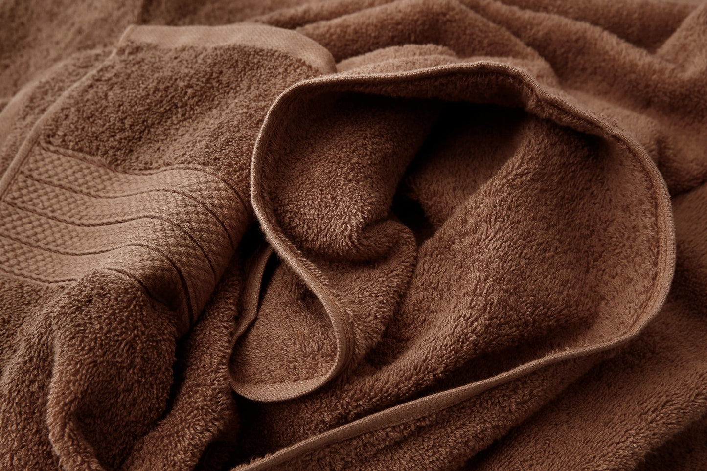 1 PC 100% Cotton Towel (16080)- Sudan Brown