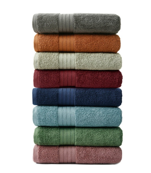 1 PC 100% Cotton Towel (16082)- MidNight Blue Bath Towels & Washcloths Apricot