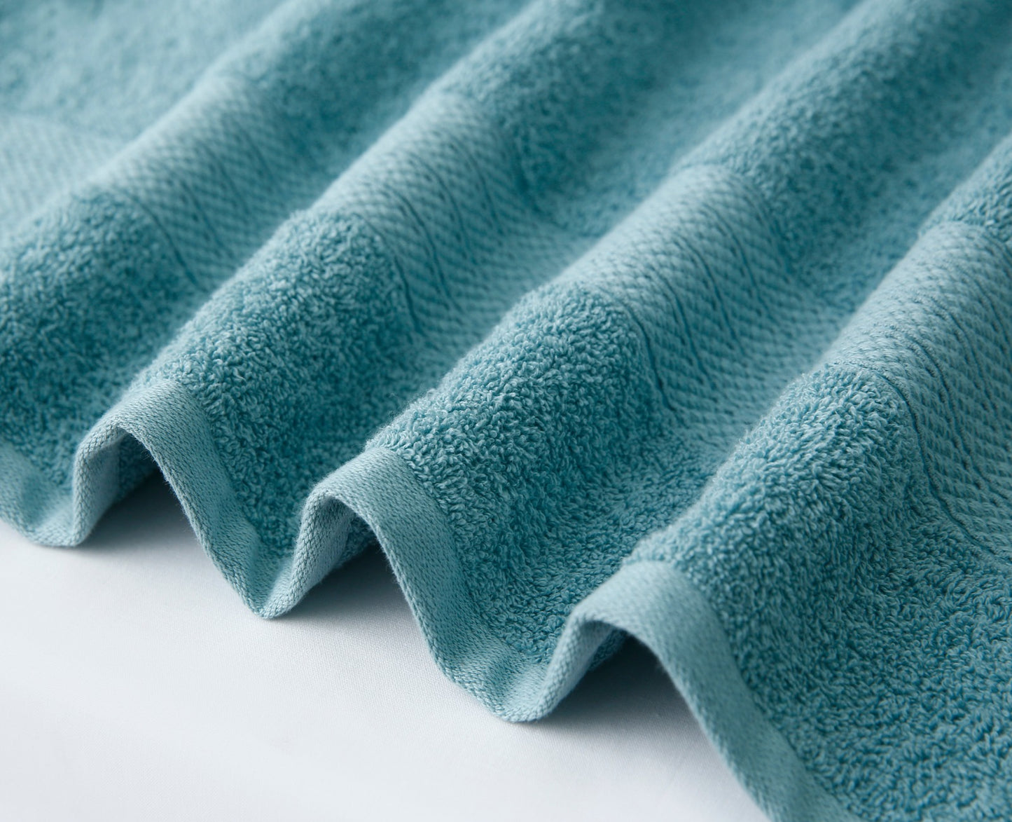 1 PC 100% Cotton Towel (16078)- Storm Blue
