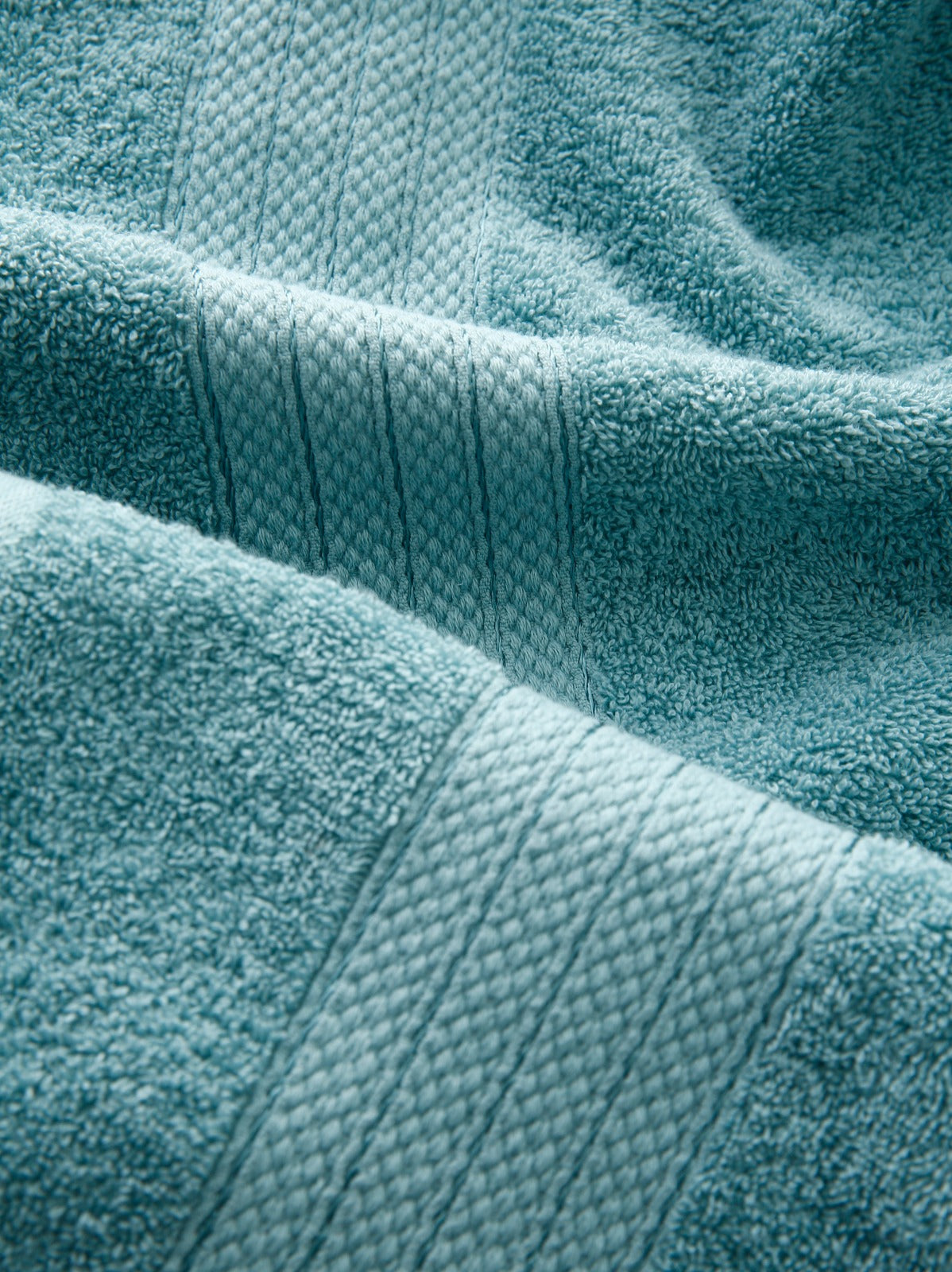 1 PC 100% Cotton Towel (16078)- Storm Blue