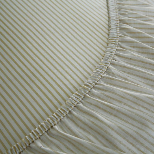 Fitted Bed Sheet- PFT0291 Fitted Sheets Apricot