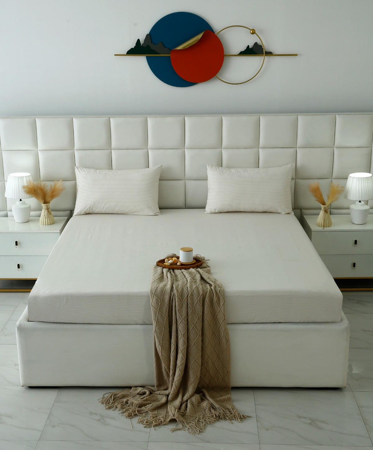 Fitted Bed Sheet- PFT0291
