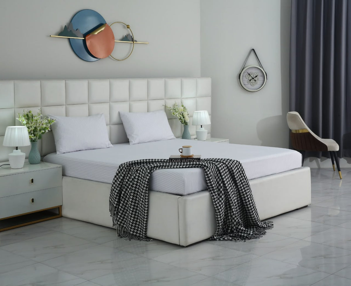 Fitted Bed Sheet- PFT0292