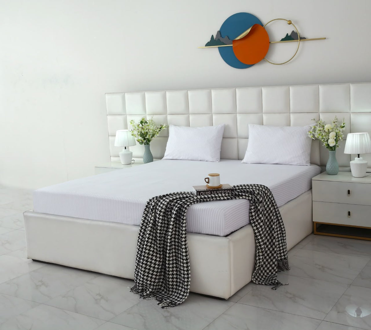 Fitted Bed Sheet- PFT0292