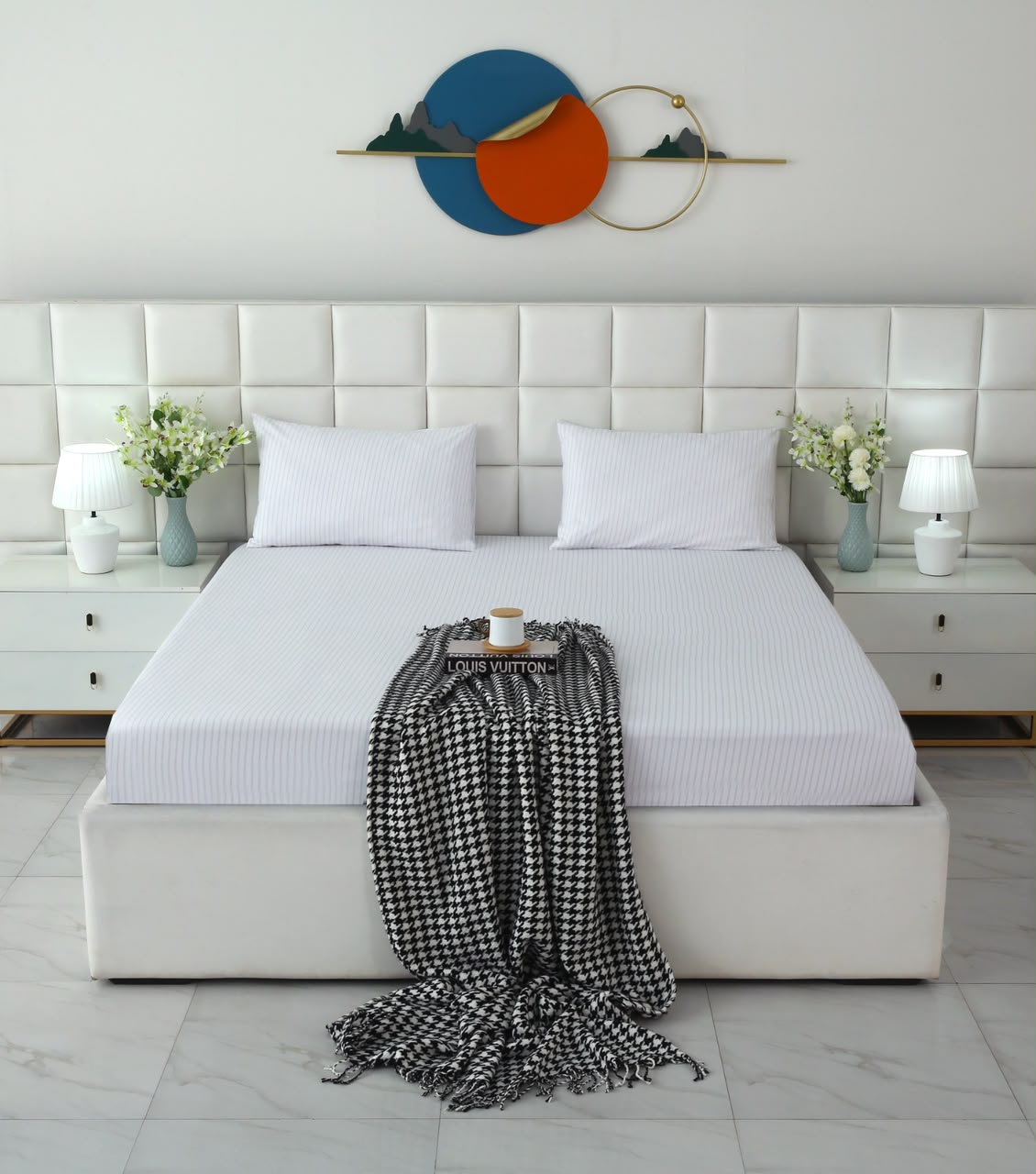 Fitted Bed Sheet- PFT0292