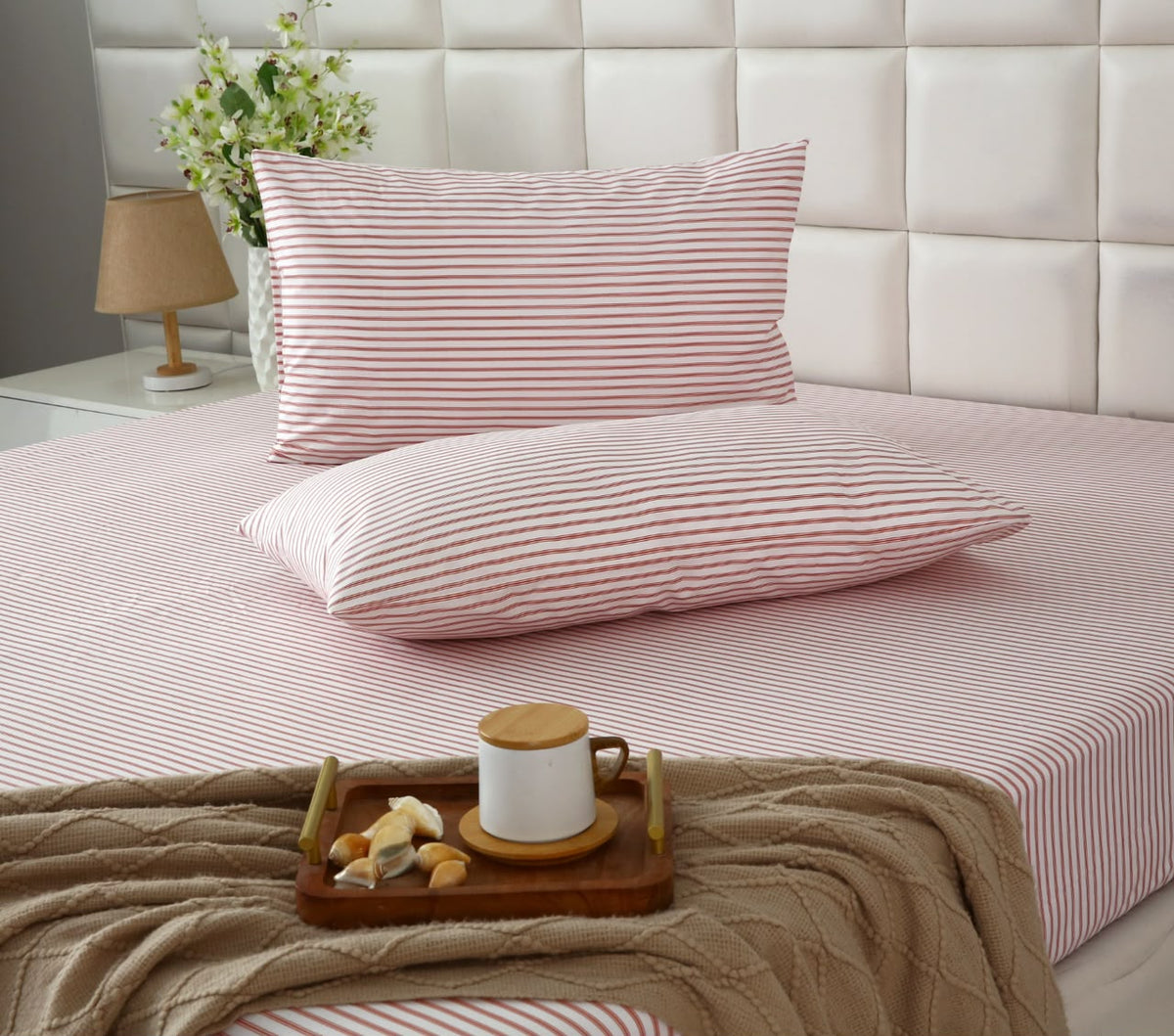Fitted Bed Sheet- PFT0293