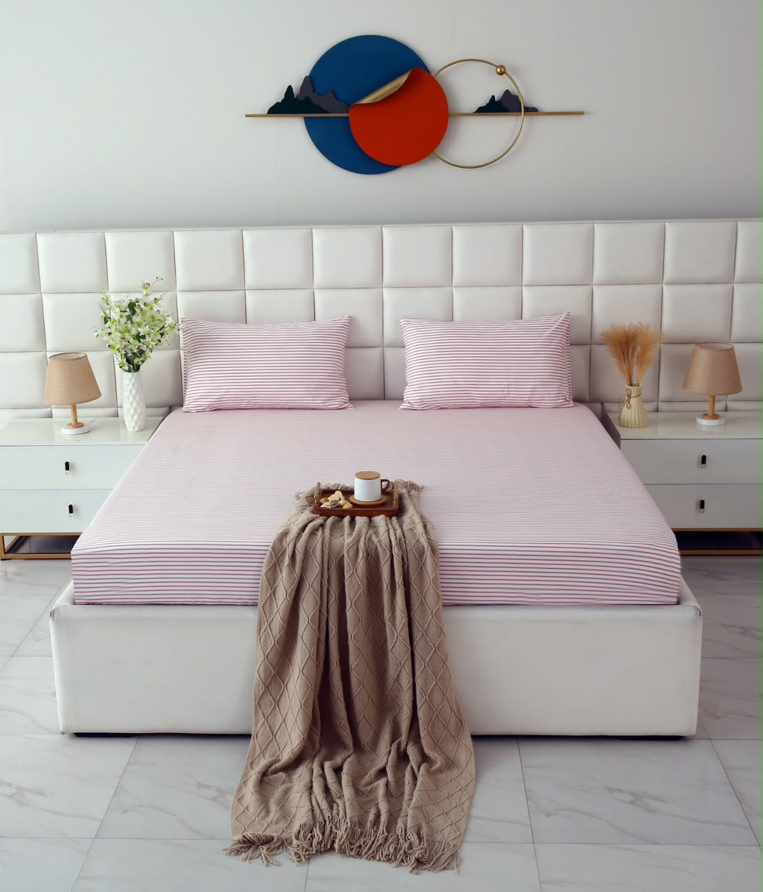 Fitted Bed Sheet- PFT0293