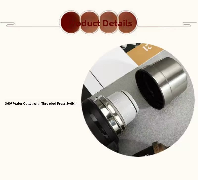 2L Large Capacity Flasks for Hot and Cold Drinks SA2607-19 Black Apricot