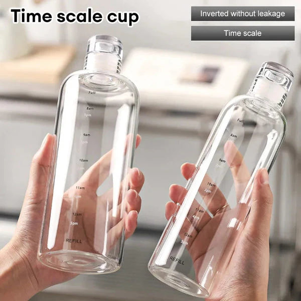 Water bottle with Time Marker Cover-SA2408-169 Apricot