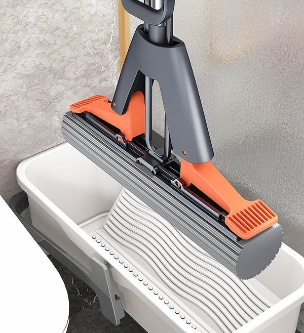 Double-Fold Sponge Mop Floor -SA2408-121 Bath Mats Apricot