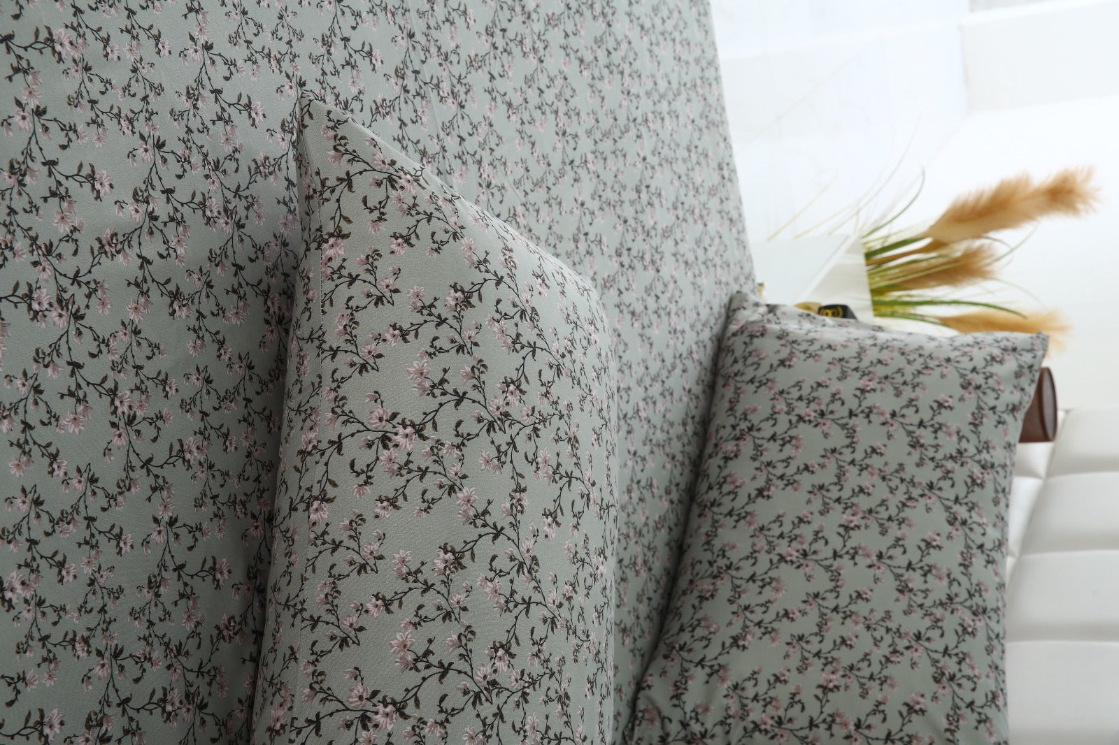 Zipper Mattress Cover Printed-Yarrow Protectors Apricot