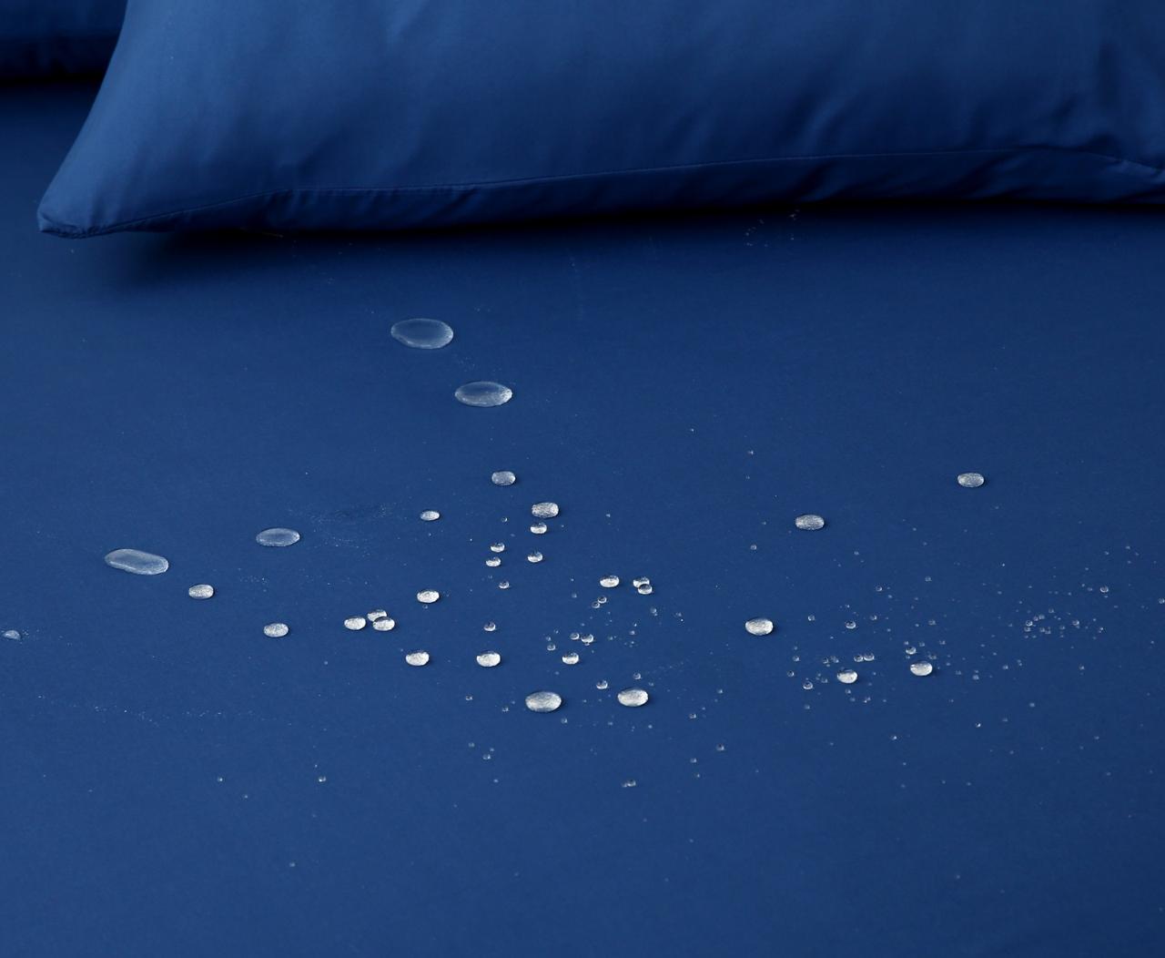 100% Water Replant Fitted Sheet-Blue