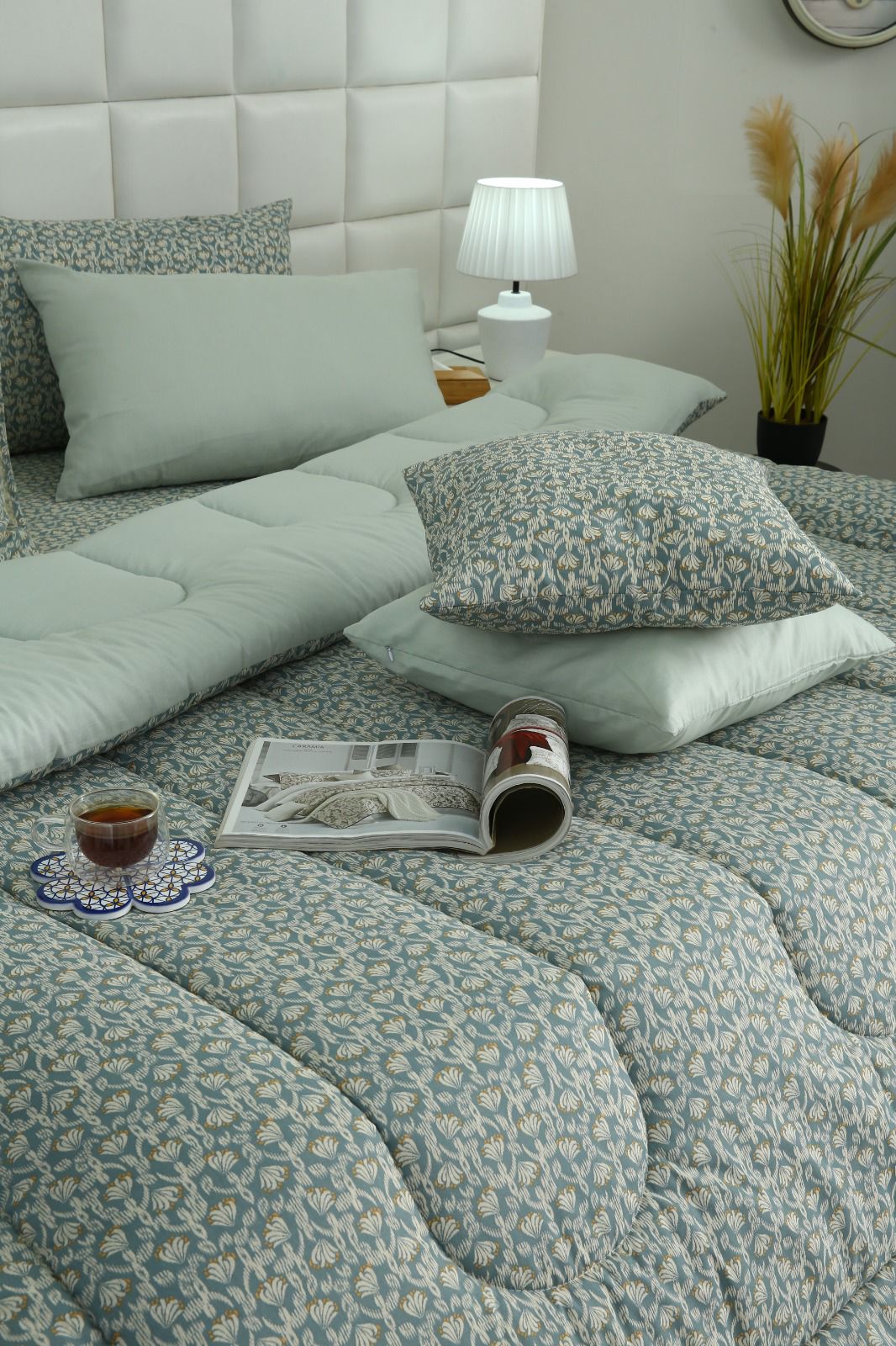 5 PCs Single Comforter Set-Spoonflowers Comforters Apricot