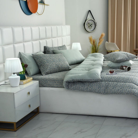 5 PCs Single Comforter Set-Spoonflowers Comforters Apricot