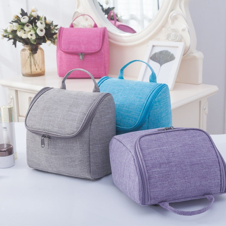 Large Capacity Travel Cosmetic Toiletry Bag (SA2510-023) Cosmetic Pouches Apricot