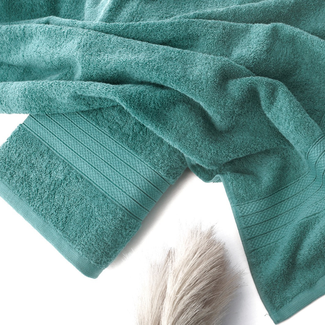 1 PC 100% Cotton Towel (16078)- Storm Blue Bath Towels & Washcloths Apricot