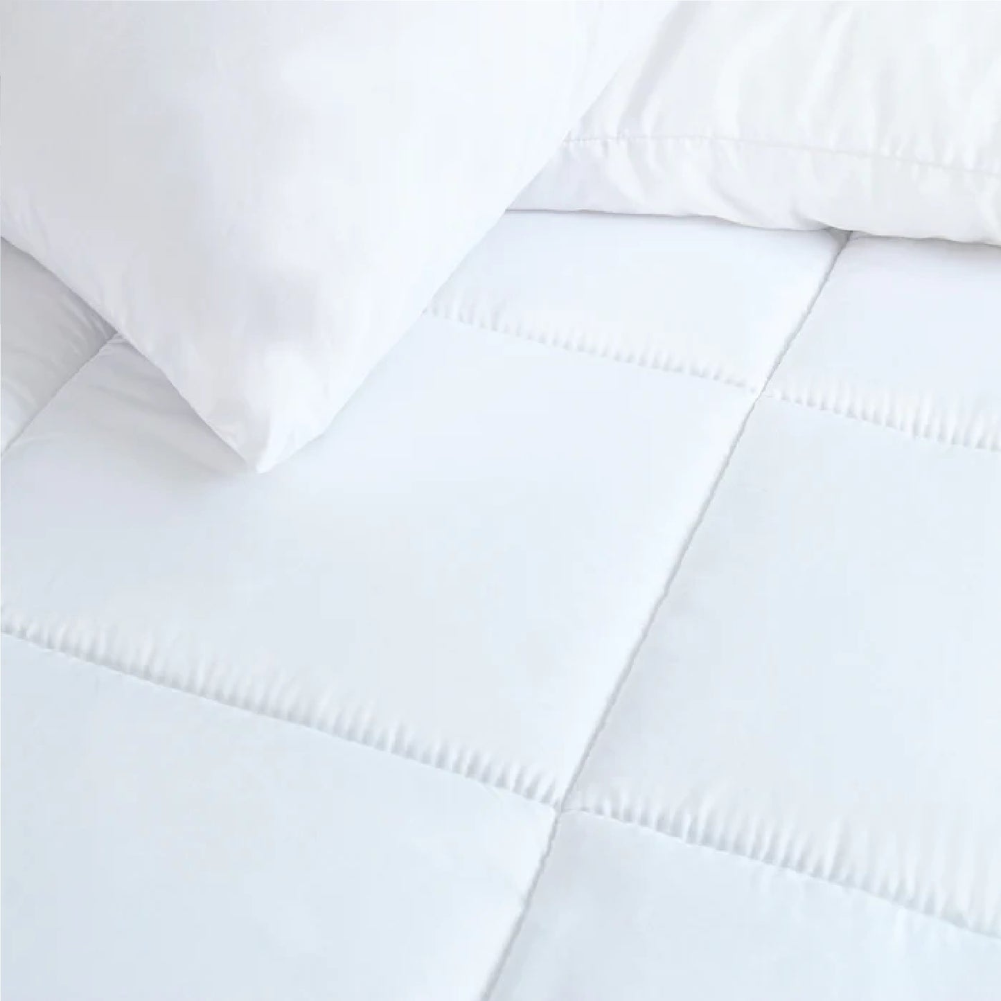 Winter Mattress Topper 700 GSM- White Comforters Apricot   