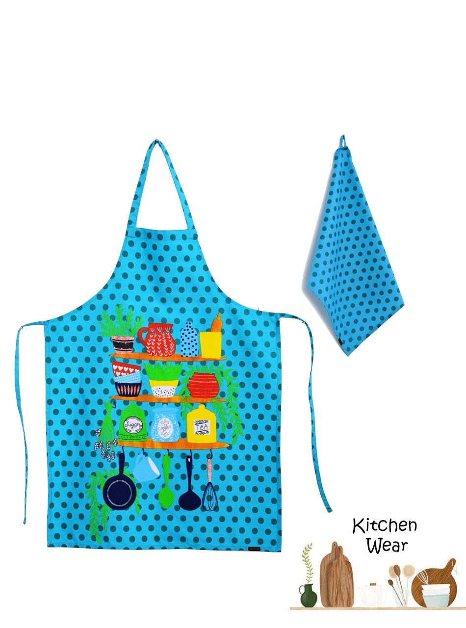 Cooking Kitchen Aprons for Women/Men-KA14 Apricot