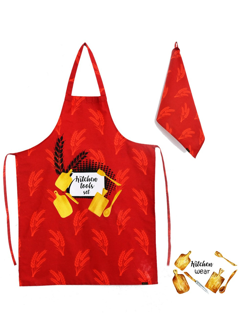 Cooking Kitchen Aprons for Women/Men-KA13 Apricot