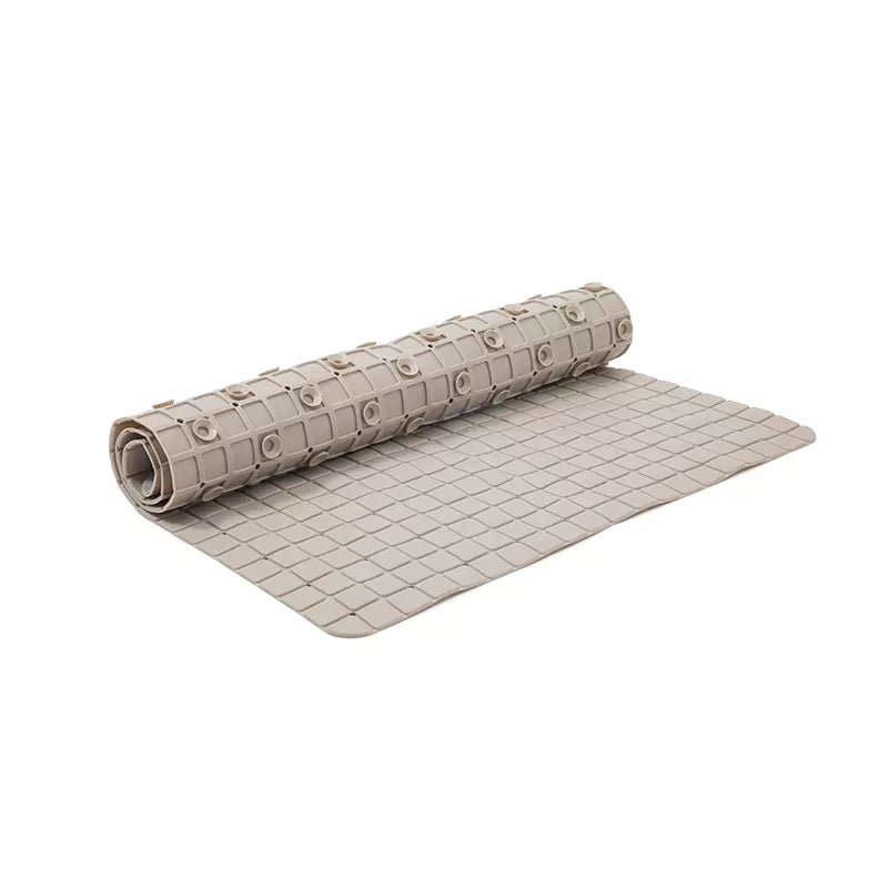 Anti Slip PVC Bathroom Mat-(2417)-Beige Bath Mats Apricot