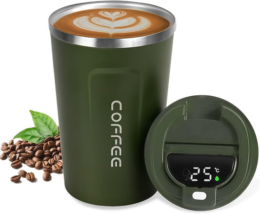 510ML Thermo Coffee Mug with Hermetic Temperature (SA2510-074)Olive