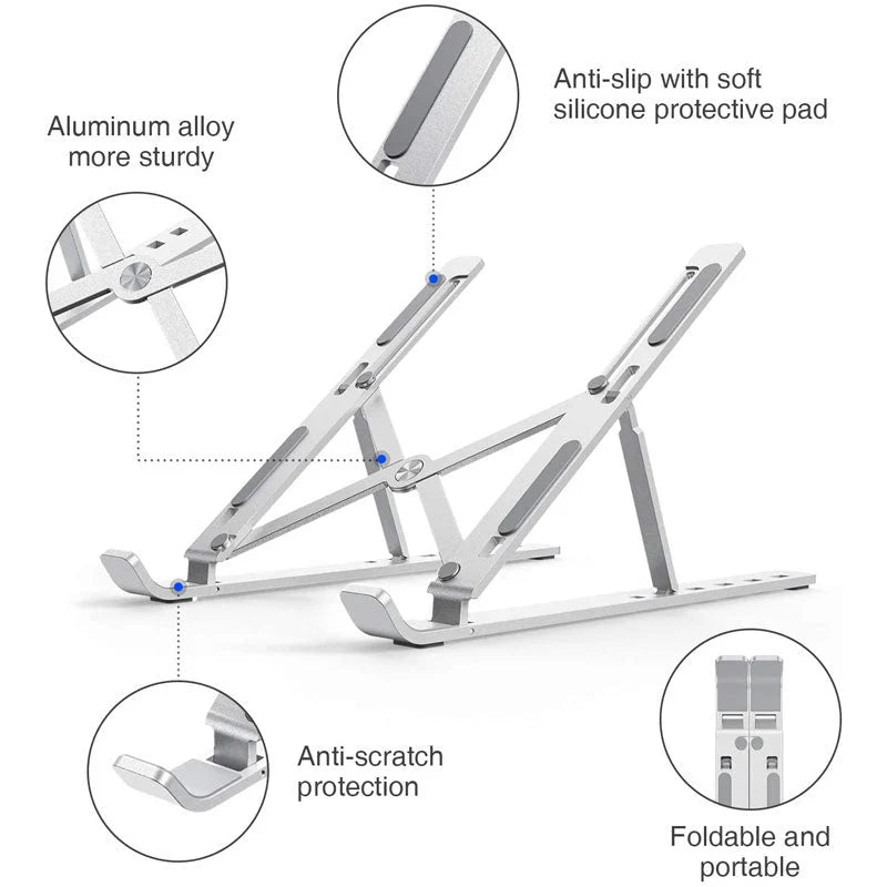 Laptop Stand Creative Folding Storage Bracket (SA2510-062) Laptop Bag Apricot