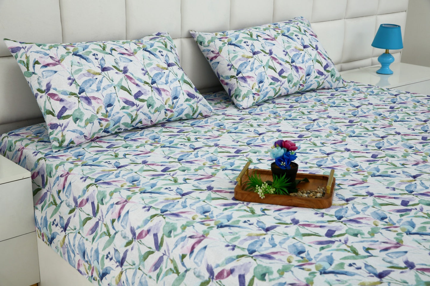 3 PCs Double Bed Sheet-DB205