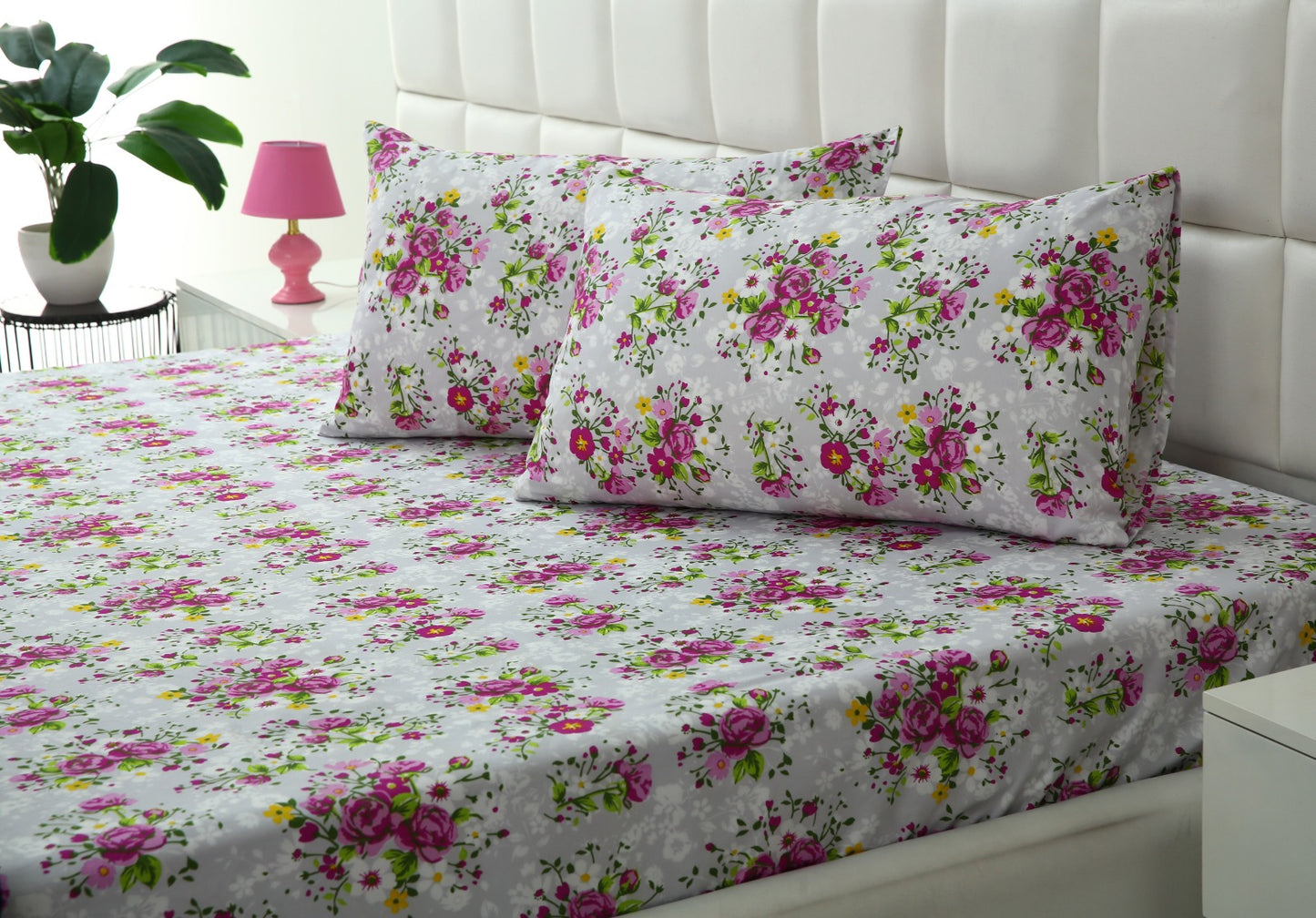 2Pcs Single Bed Sheet-Sweet Pae single bed sheet Apricot