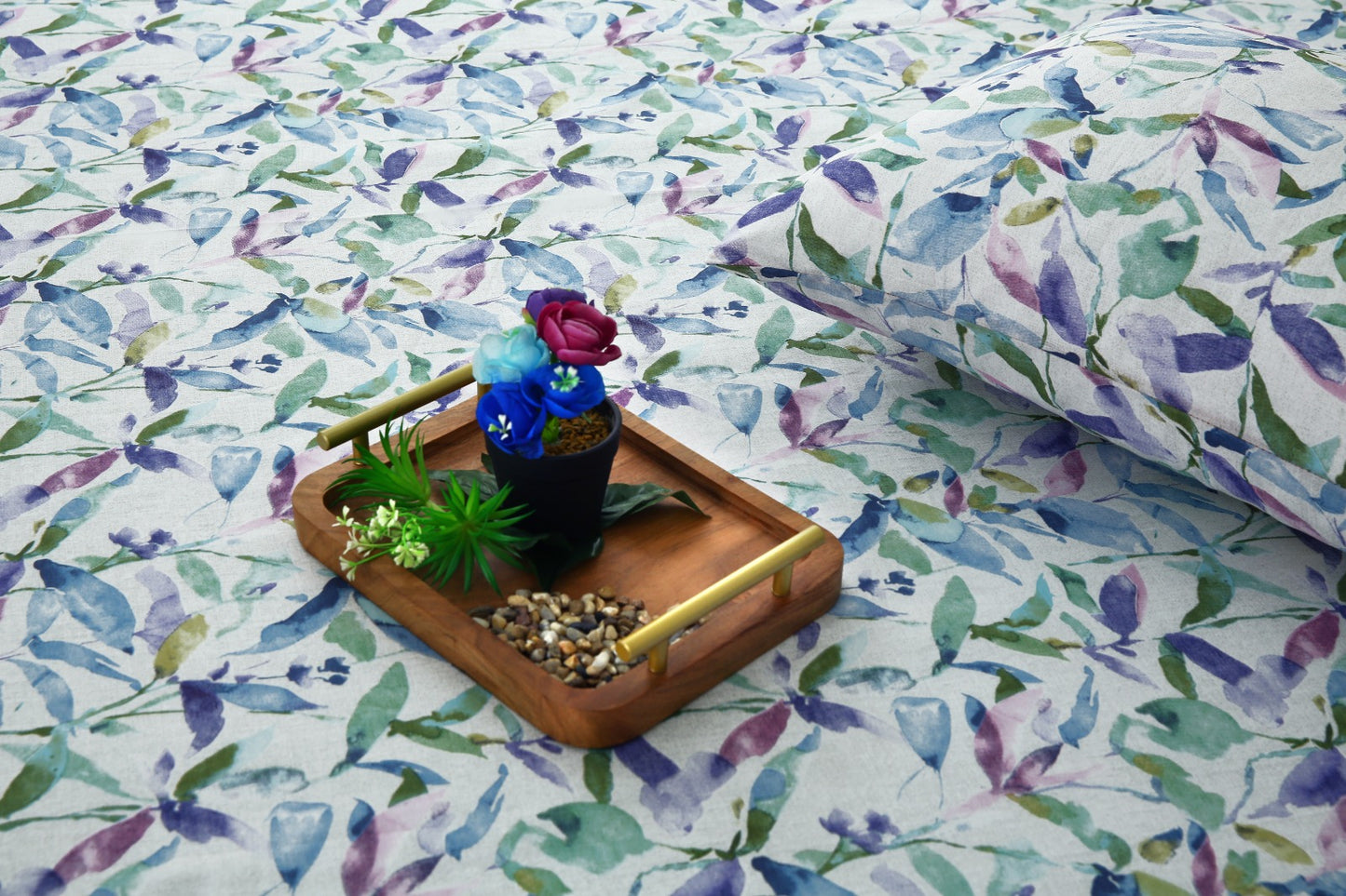 3 PCs Double Bed Sheet-DB205