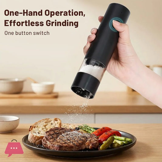 Electric Salt & Pepper Grinder (SA2510-018) Spice and sugar Jar Apricot