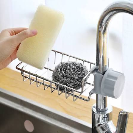 Stainless Steel Faucet Rack Sponge Holder