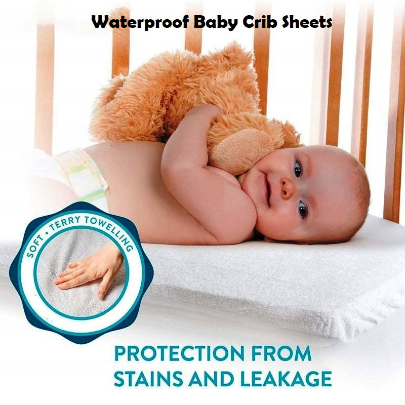 Pack of 4 Crib Sheet(Assorted) Protectors Apricot