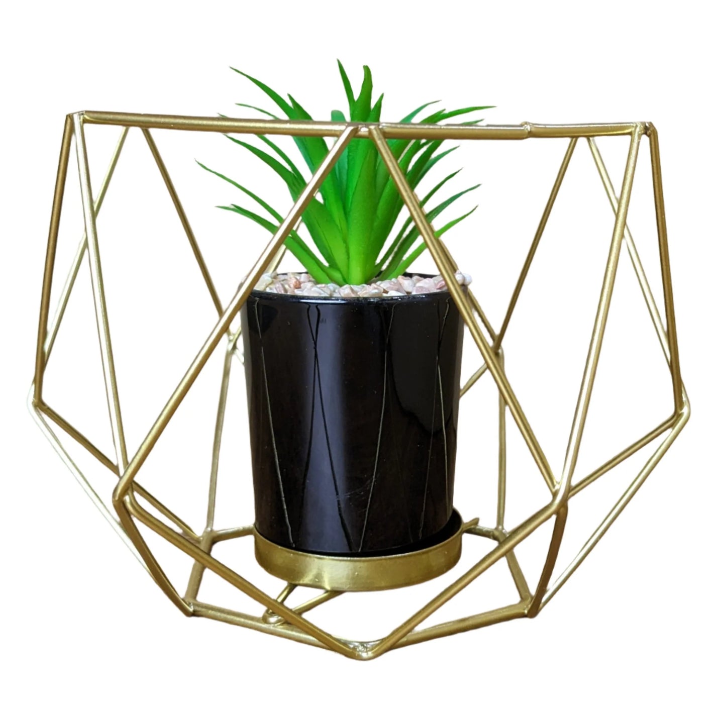 Metal Pot Stand Cylindrical-Golden(SA2405-152) Candle Stand Apricot