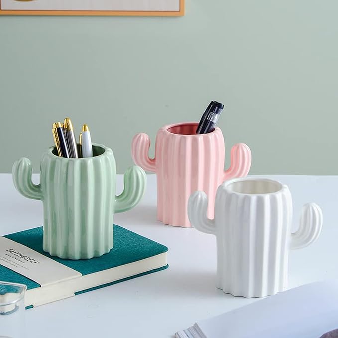 2PCs Nordic Style Vase Container (SA2510-090) Candle Stand Apricot