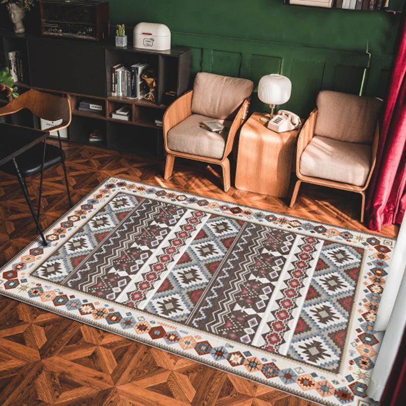 200x300cm Digital Printed Rectangular Room Rug- Moroccan
