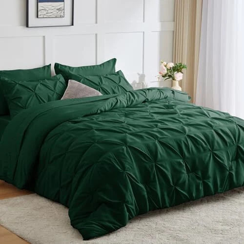 Solid Pintuck Duvet Cover-Olive Bed Sheets Apricot
