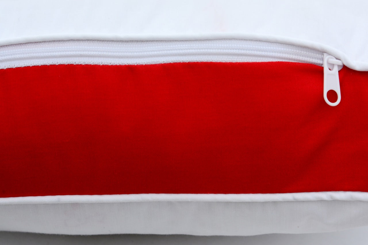 2 PCs Filled Pillows With-Red Gadget Apricot