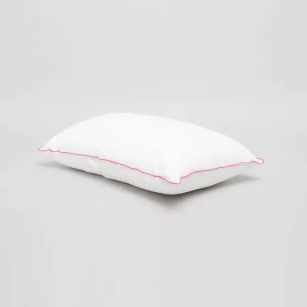 2 PCs Pink Single Piping Filled Pillows Apricot