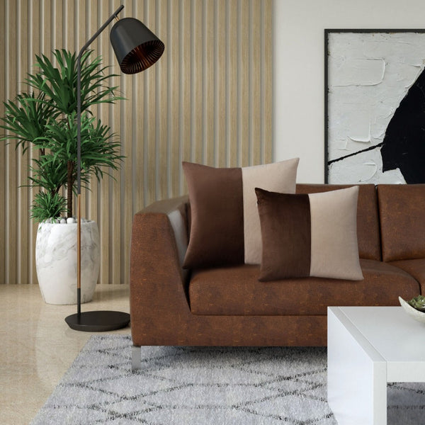 2 PCs Velvet Luxury Cushion Set-Hazel Plush Apricot