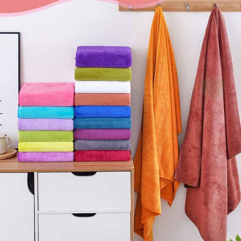 Bath Sheet 100*150 Cm Bath Towels & Washcloths Apricot   