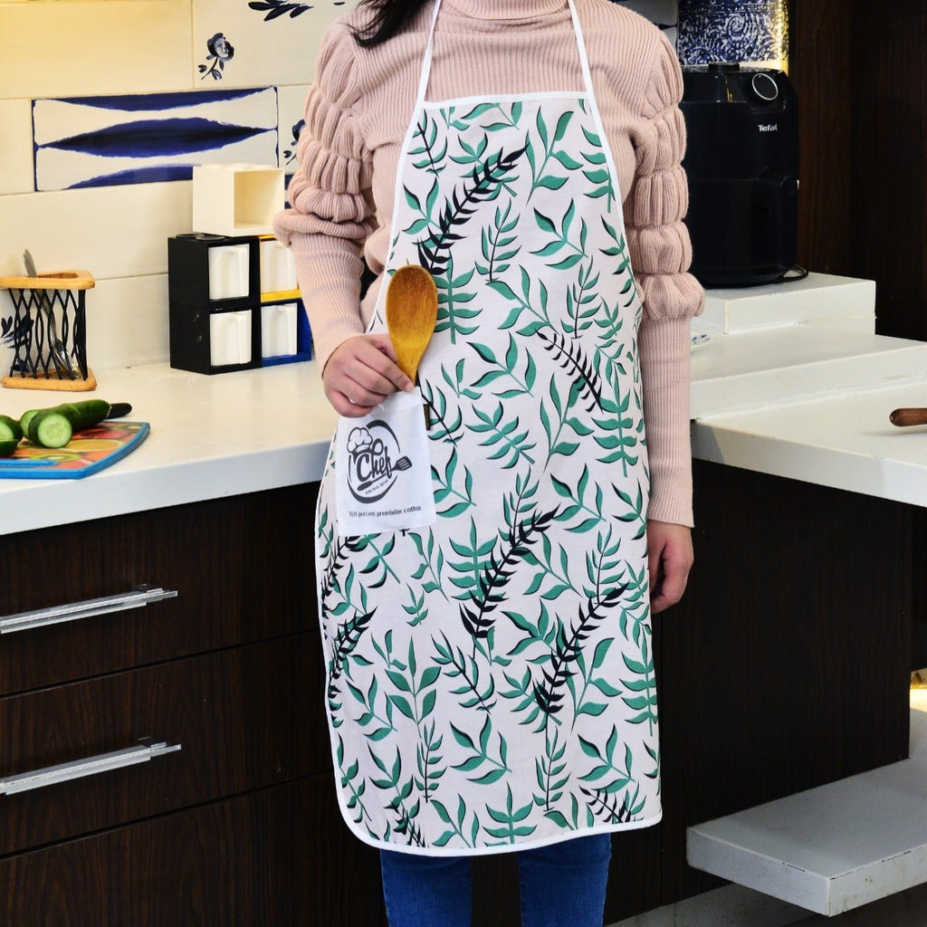 Cooking Kitchen Aprons for Women/Men-KA04 Apricot